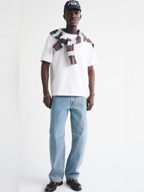 Abercrombie & Fitch Light Blue Straight-Leg Jeans